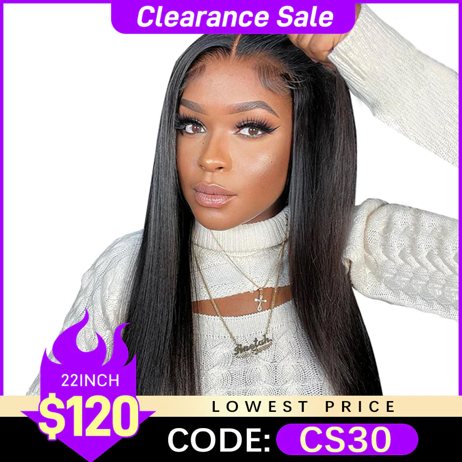 MORE FACE Quick Install Wear Go Straight Wig 6x4 HD Pre Cut Glueless W morefacewig