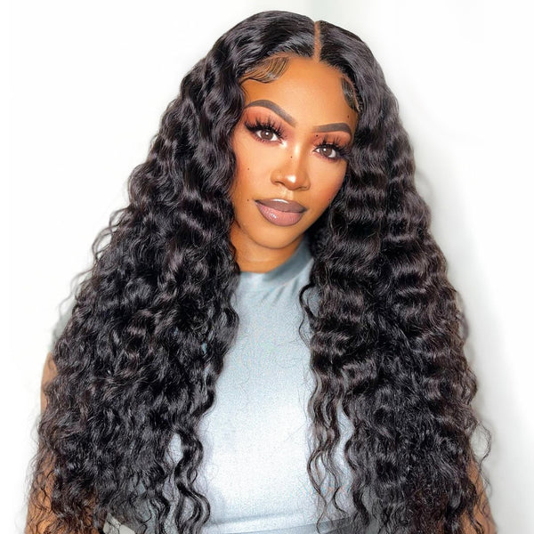 MORE FACE Loose Deep Wig 6x4 HD Pre-Cut Wear Go Glueless Wig Quick Install Loose Deep Wig Beginner Friendly