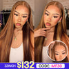 MORE FACE 30inch Straight Highlight Wig 6x4 Pre-Cut Wear Go Glueless Wig Beginner Friendly