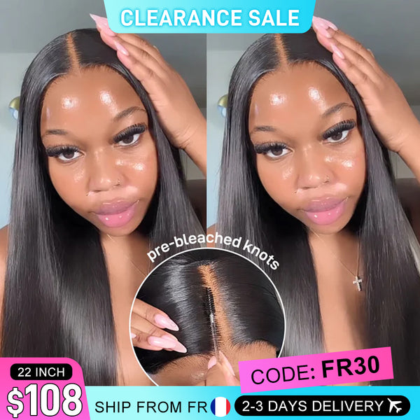 MORE FACE Pre-Bleached Knots Wear Go Wig 6x4 Pre-Cut HD Wear Go Glueless Wig Beginner Friendly