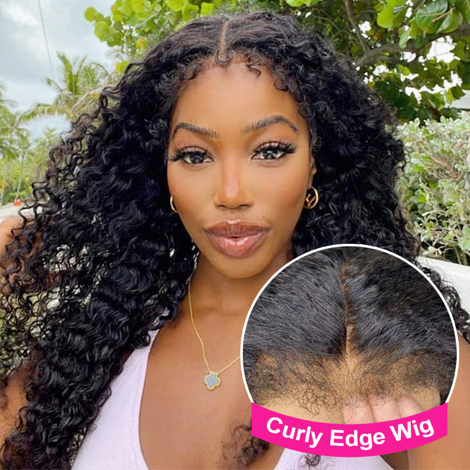 Lace front clearance wigs with edges