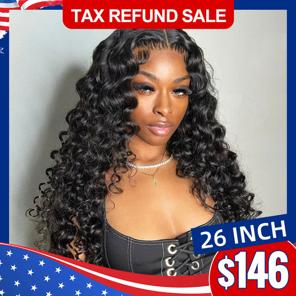 Tax Refund Clearance Sale Wand Curl Wig 6x4 HD Pre-Cut Wear Go Glueless Wig Quick Install Human Hair Wigs