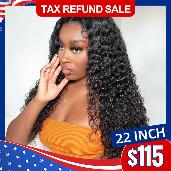 Tax Refund Clearance Sale Wear Go Glueless Wig Pre-plucked Deep Wave Human Hair Wigs 6x4 HD Pre-cut Lace Wig Beginner Friendly