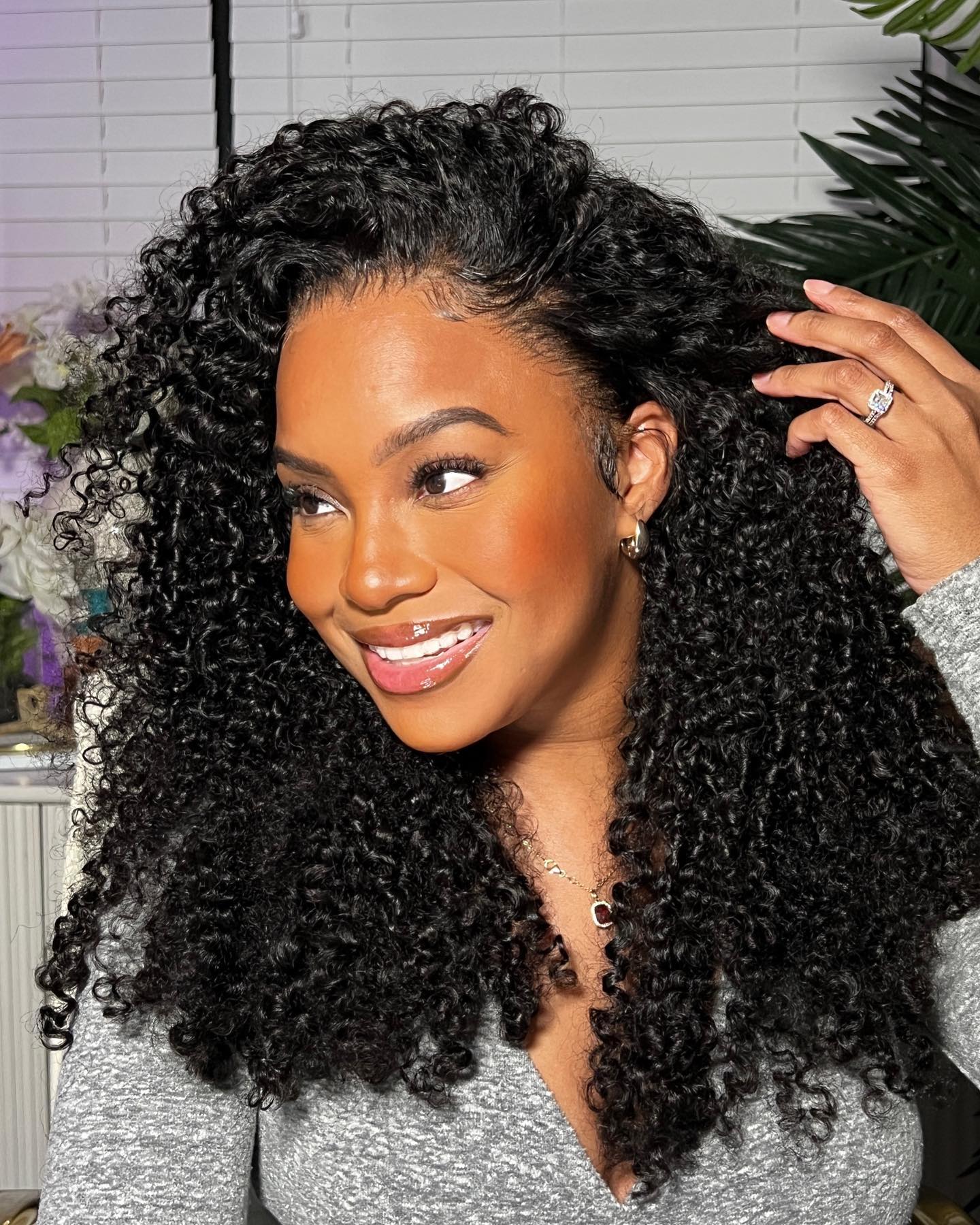 MORE FACE Kinky Curly Human Hair Wigs Natural Hairline 13x4 13x6 Trans ...